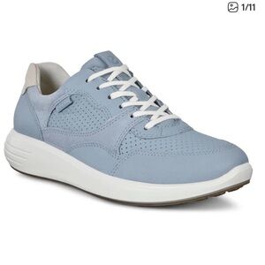 ECCO Women's Soft 7 Runner - Dusty Blue / Shadow White